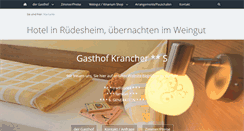 Desktop Screenshot of gasthof-krancher.de