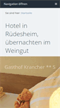 Mobile Screenshot of gasthof-krancher.de