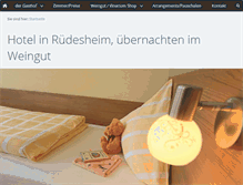 Tablet Screenshot of gasthof-krancher.de